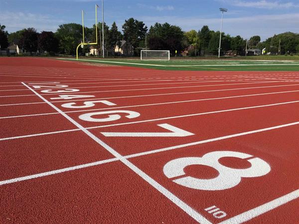 8-lane track is complete